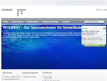 Tablet Screenshot of interkat.com